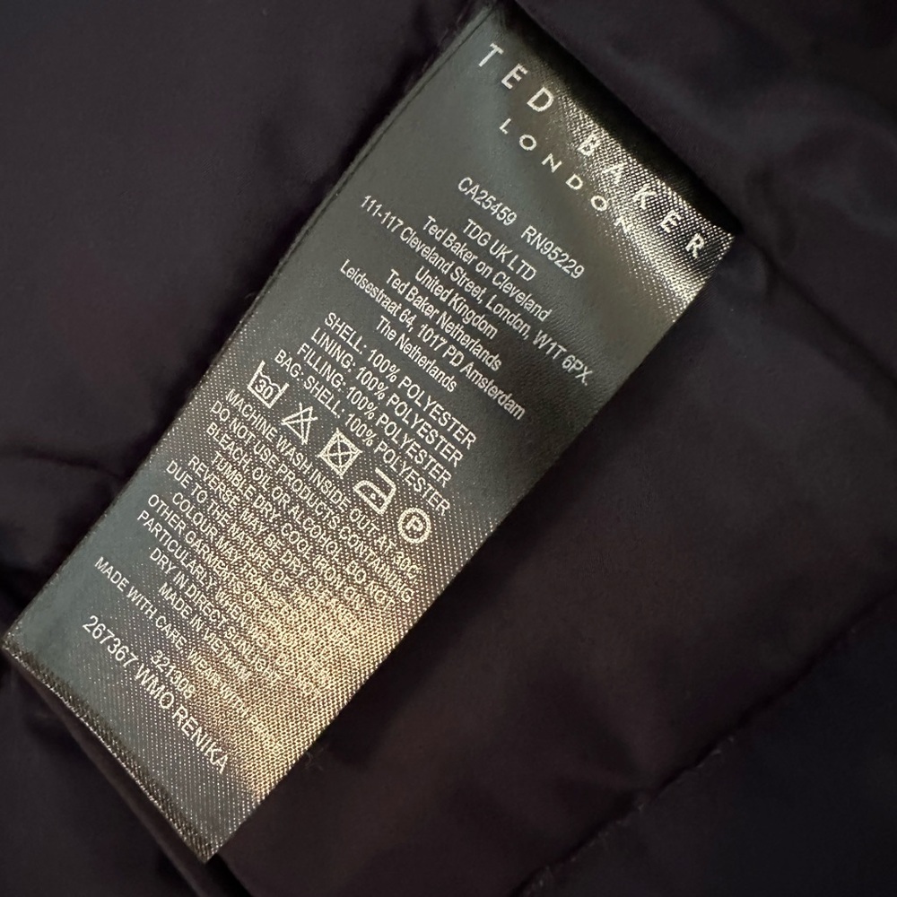 Ted Baker NWT Pack Away Padded Jacket - Picture 7 of 10